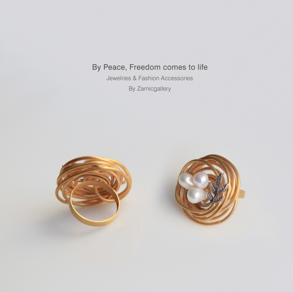 peace ring new gold 2