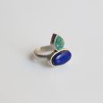 lapis torquise ring sarv