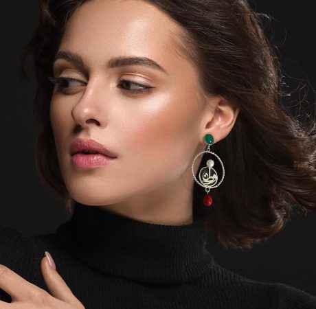 modeling black vatan earring - Copy